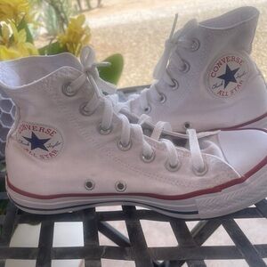 Converse All Star White Canvas High-Tops